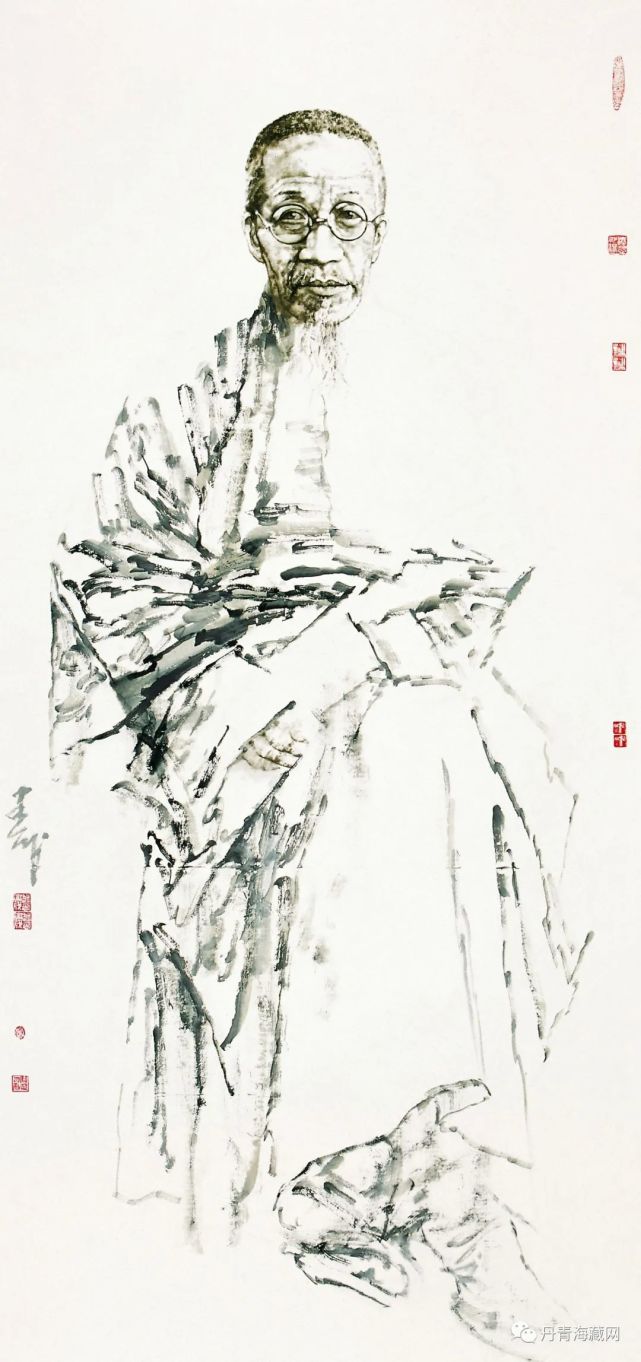 《先贤录——章太炎》260x126cm 2007年