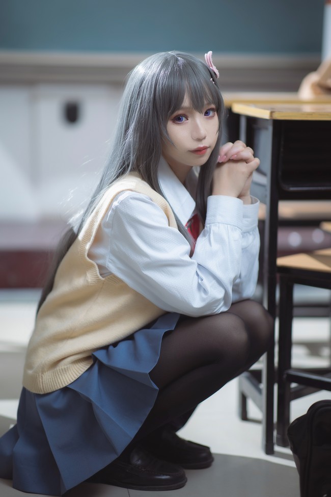 樱岛麻衣cos:区区咲太,竟如此嚣张