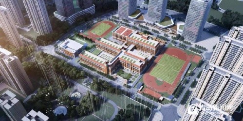 青岛实验中学崂山分校正式开建 规划为54班九年制