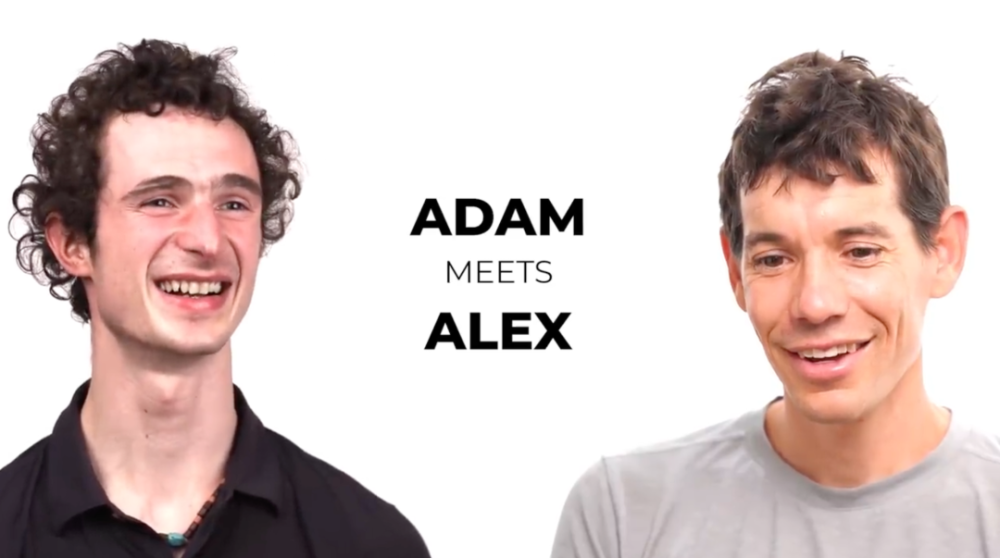 当alex honnold 遇上 adam ondra