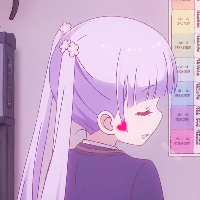 紫色系古风女生头像
