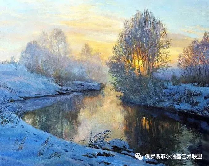 俄罗斯画家布鲁西洛夫的油画作品,如诗如画,美极了