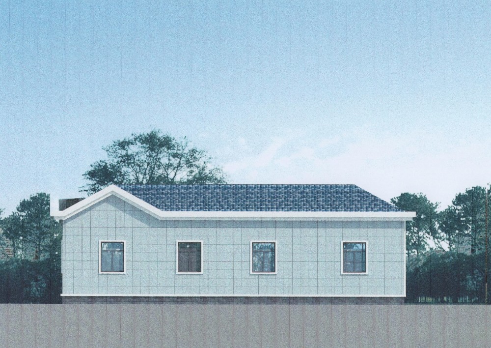 开间15米左右的一层自建房,空间足够大,值得农村一建