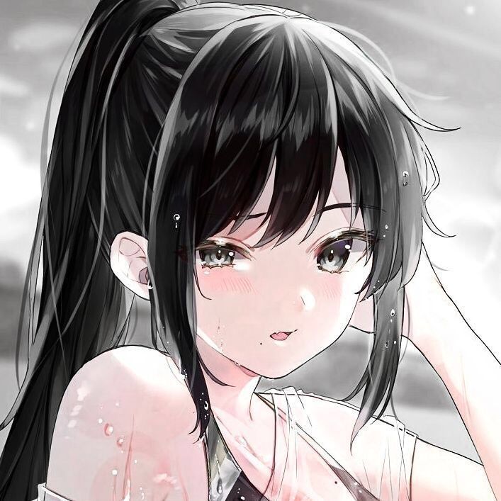 招桃花温柔动漫可爱女生头像161