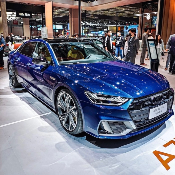 2021上海车展最期待的车型!全新上汽奥迪a7l 55tfsi