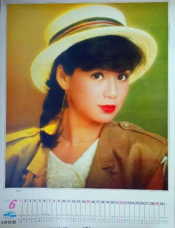 80年代港台女明星挂历,翁美玲让人可惜,张曼玉钟楚红倾国倾城