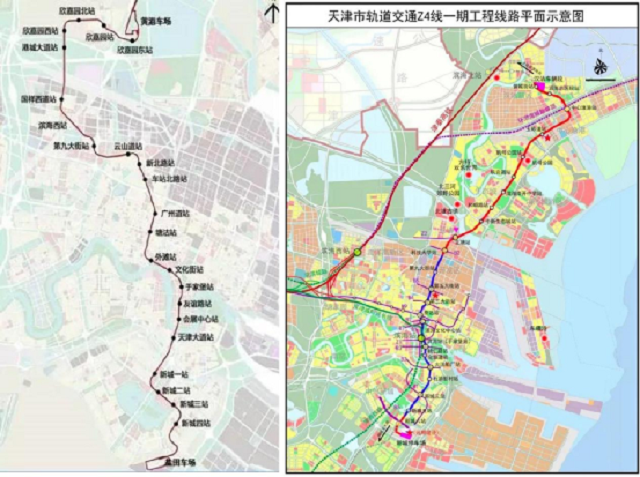 天津|地铁|高铁|滨海新区|z2线