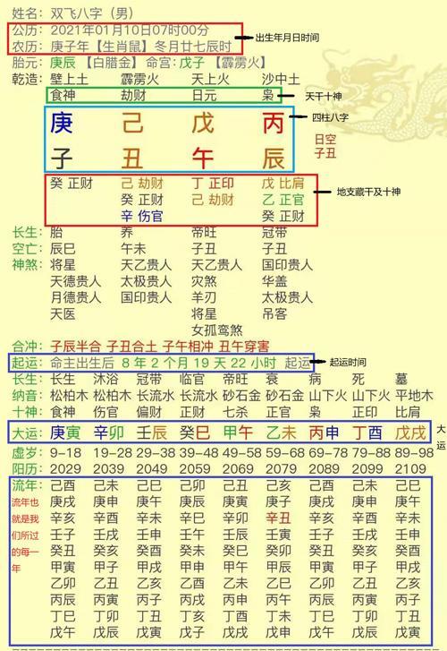 0基础学八字之基础十认识八字命盘