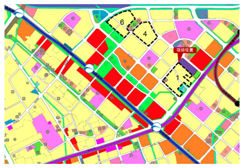 0另附商业用地▲动车所征地1,2号地块面积(亩:1号-56.3,2号-51