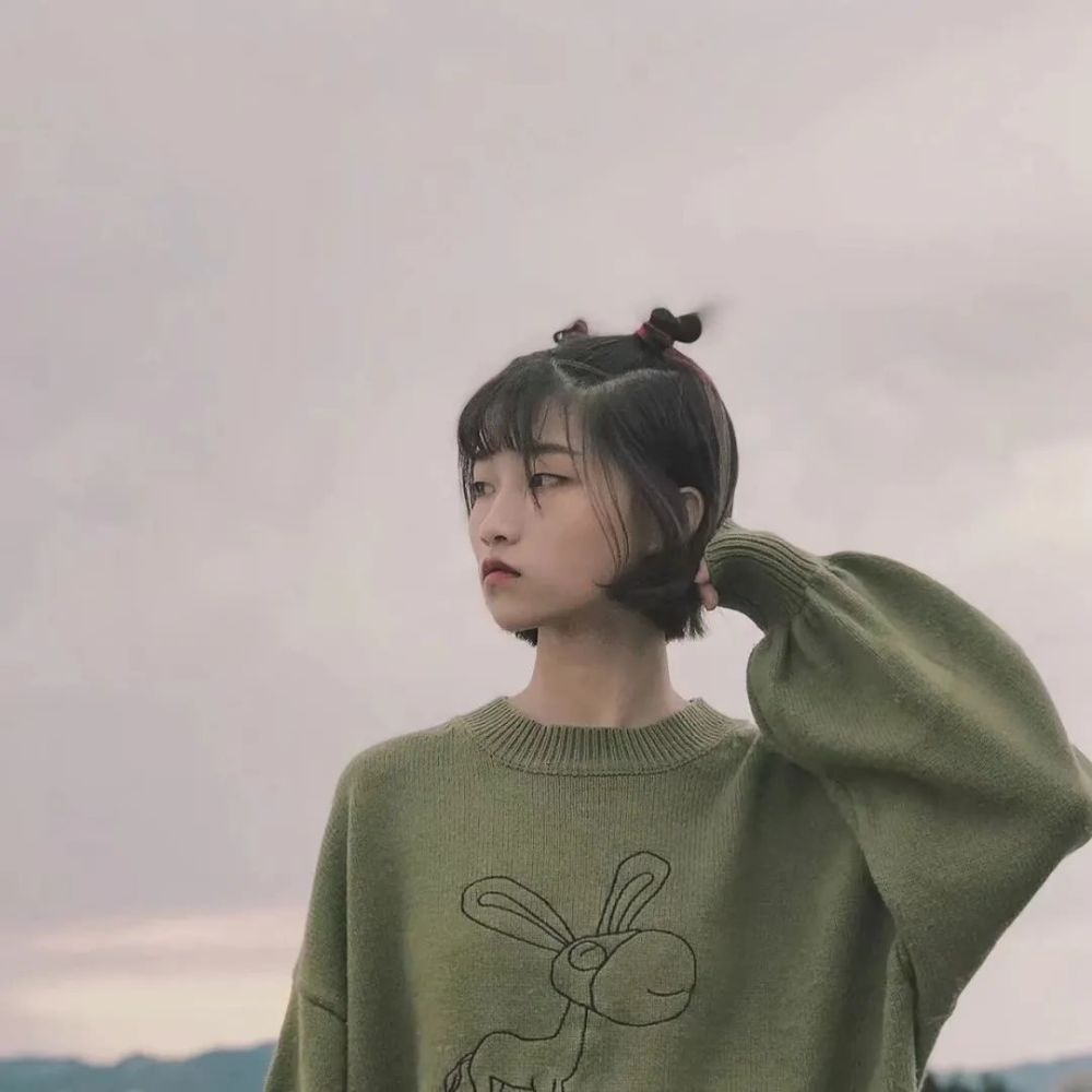 复古风森系清新女头闺蜜头像请允许我成为你的四季限定
