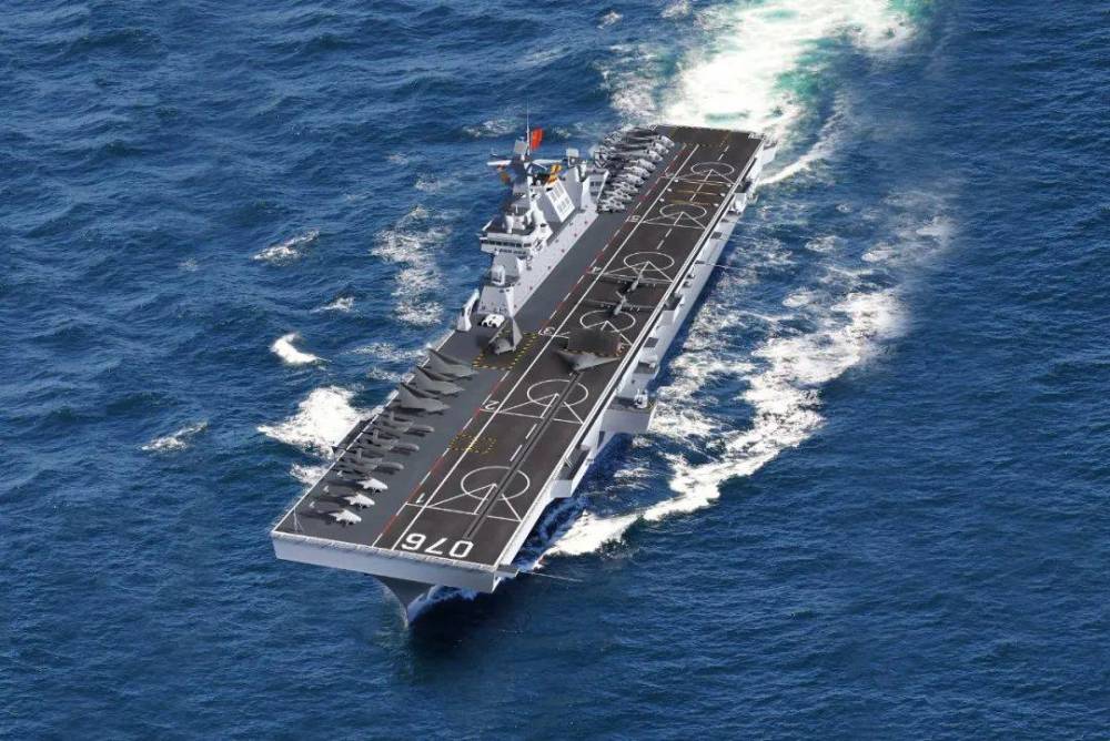 中国海军075海南号有多重要,仅次于2艘航母的第三大战舰
