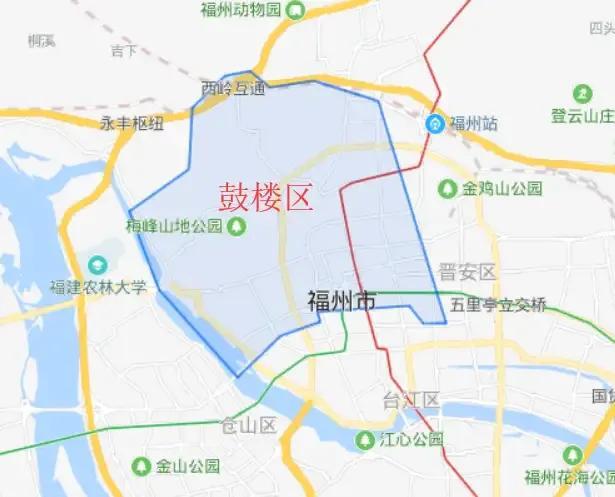 原来南京和福州都有鼓楼区,鼓楼区到底谁家强?