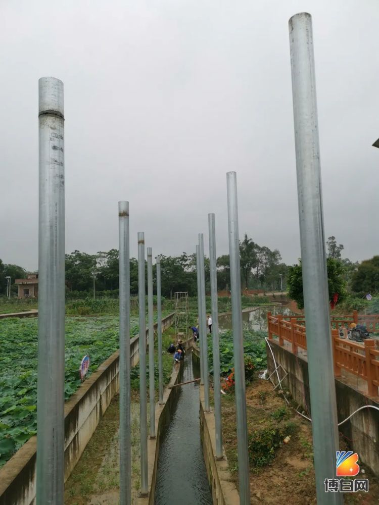 博白首条玻璃桥开工建设啦!就在这个美丽乡村