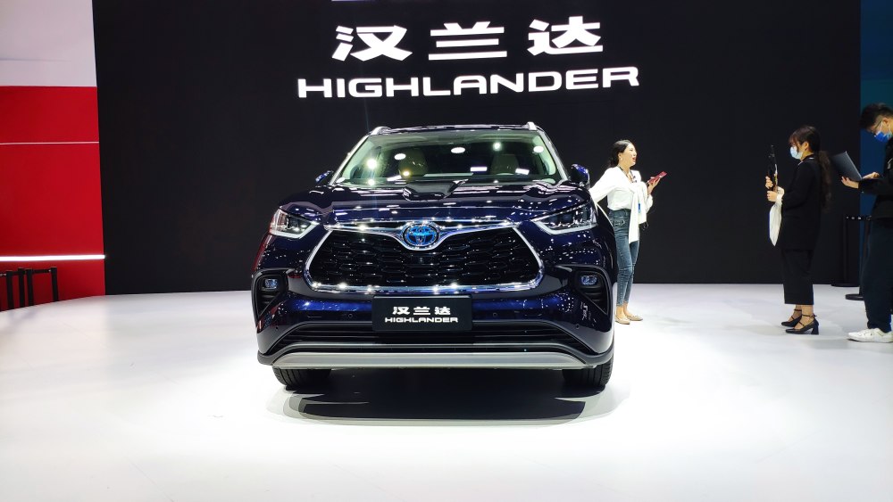 2021年上海国际车展:广汽丰田汉兰达实车