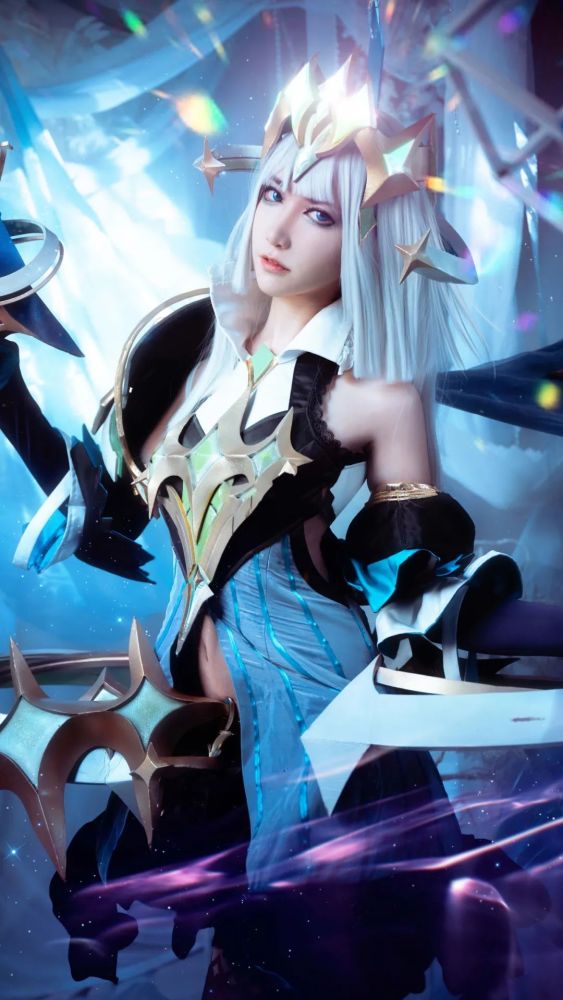 cos:王者荣耀虞姬启明星使cos正片@阮邑