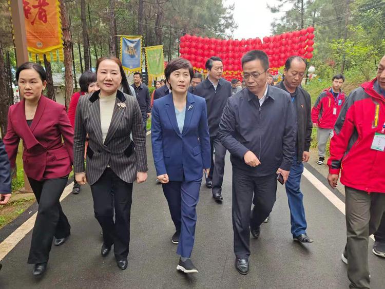 李爱武出席"百万妇女振乡村 巾帼助力全域游"现场推进会(图)