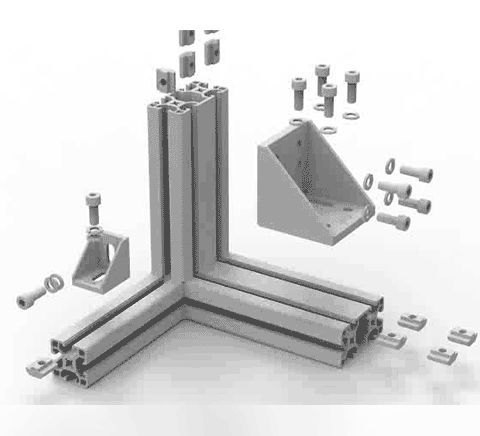 工业铝型材20种配件连接方式