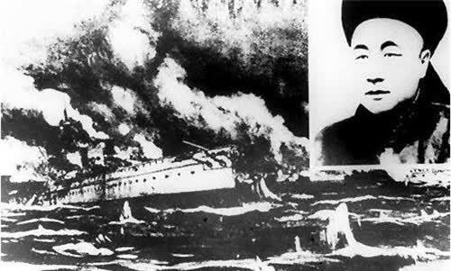 1894年中日甲午战争,随着邓世昌轰轰烈烈的将致远号撞向日本军舰吉野