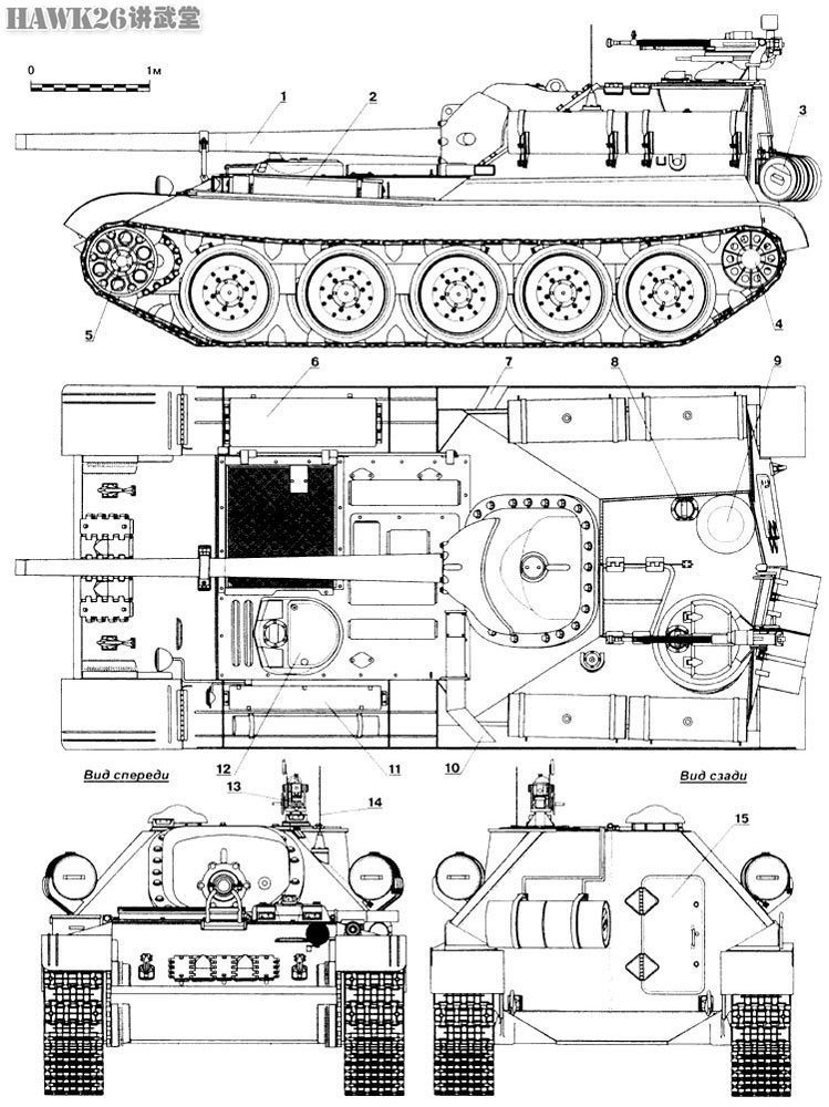 76年前 su-101自行反坦克炮开始测试 开出7000米驾驶员被迫逃离