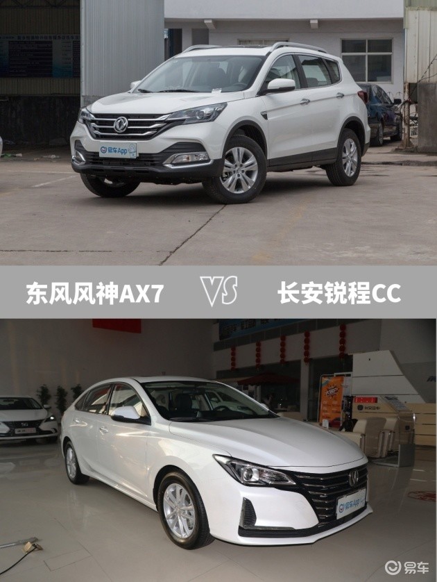 月薪5千承担得起吗?东风风神ax7 vs 锐程cc