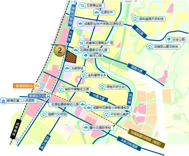 新规划来了?11宗土地将入市,新津站tod公园片区释放投资机会!