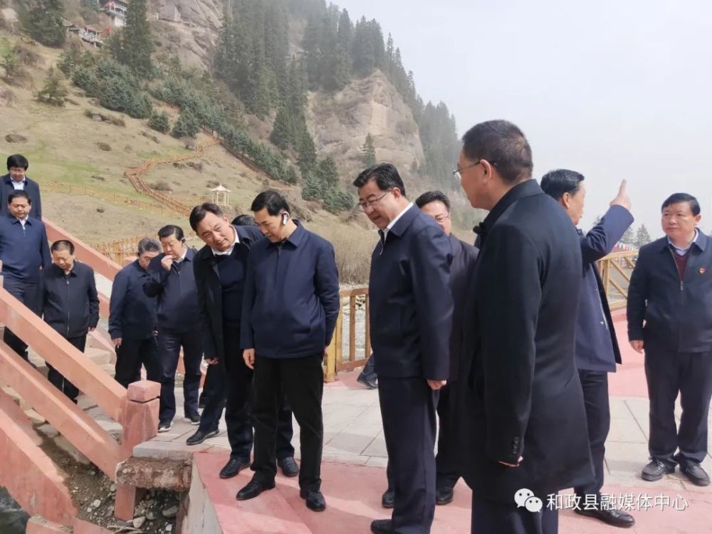 全州第一季度重点工作观摩团来和政县观摩