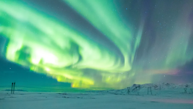 当唯美极光与永定土楼相遇,你会发现