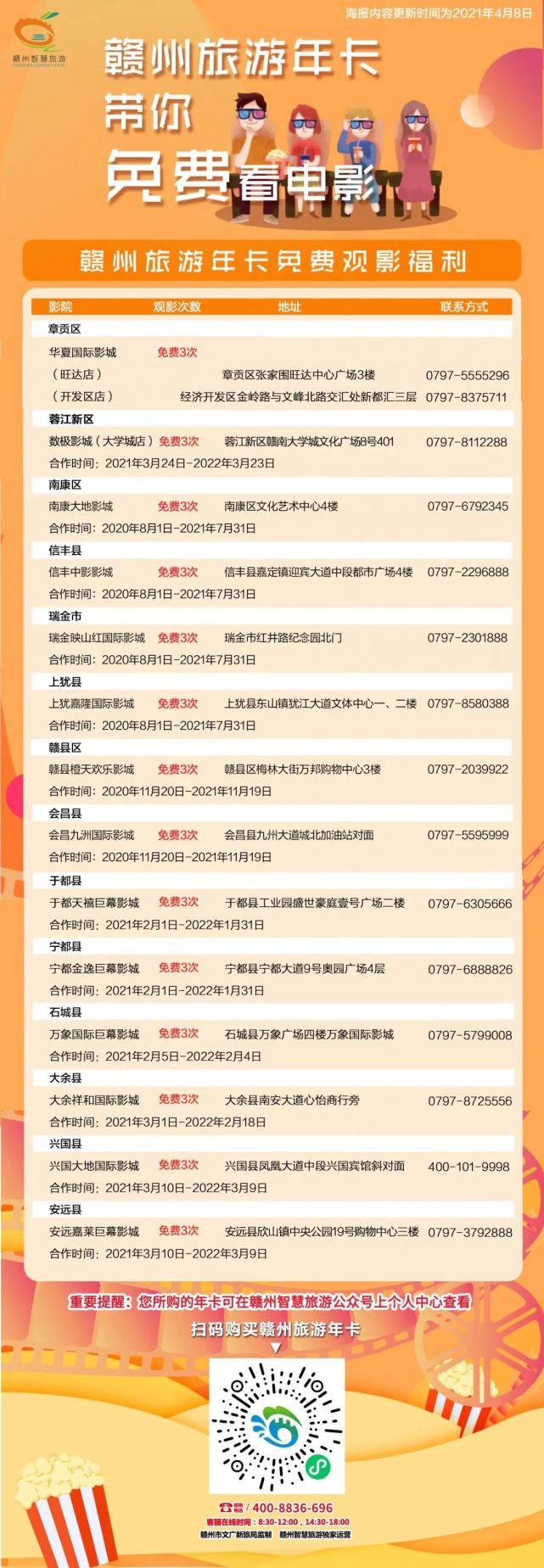 【赣州旅游年卡】一卡游赣,粤,闽三省58家景区,最高享免费入园12次!