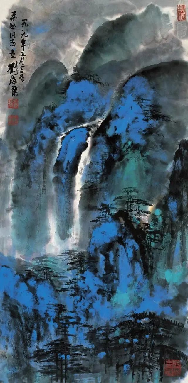 刘海粟的巅峰艺术,是几十年如一日的黄山情,他画的黄山有多壮丽