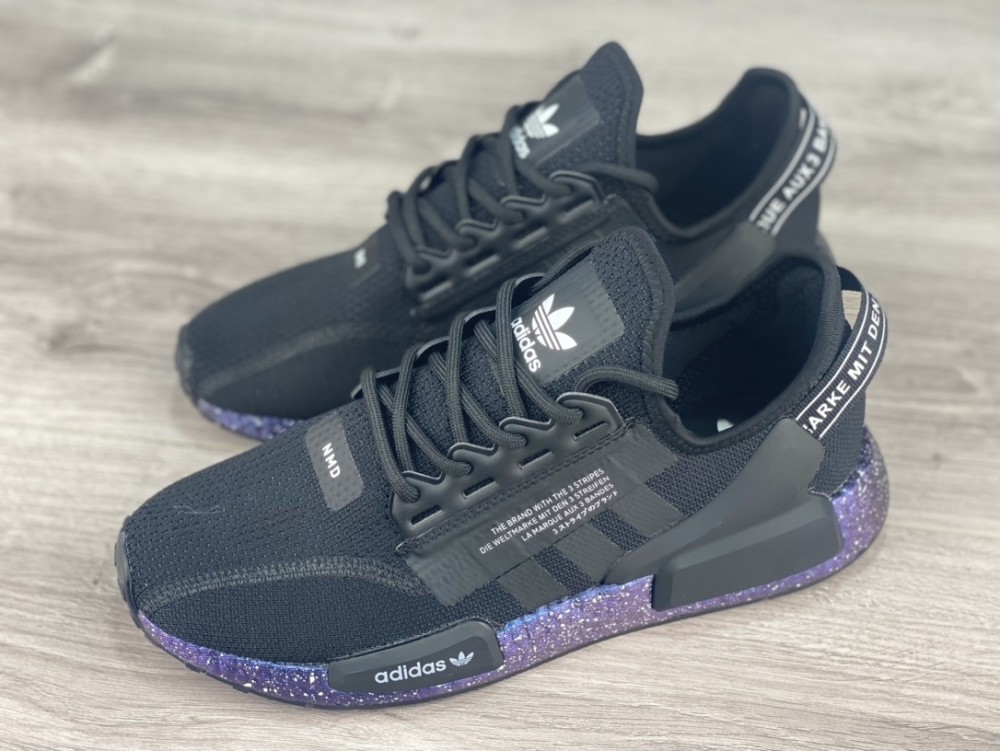 adidas nmd_r1 boost originals爆米花跑步鞋