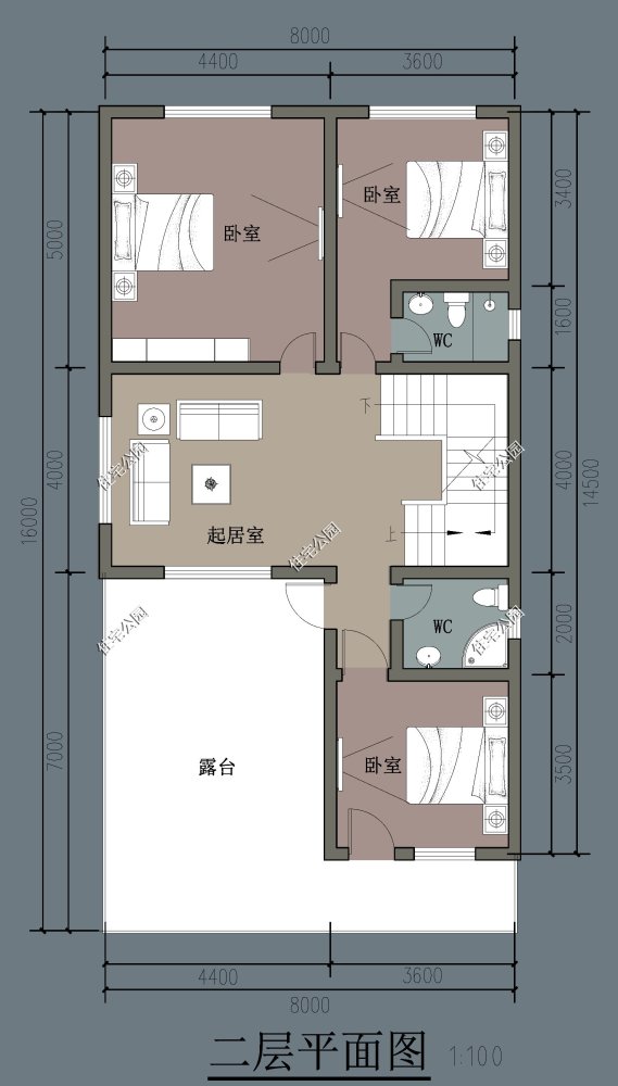 农村自建房6米x12米,6米宽自建房户型图 2021年回农村建房,我最推荐新中式风格,10套图纸总有一套适合你