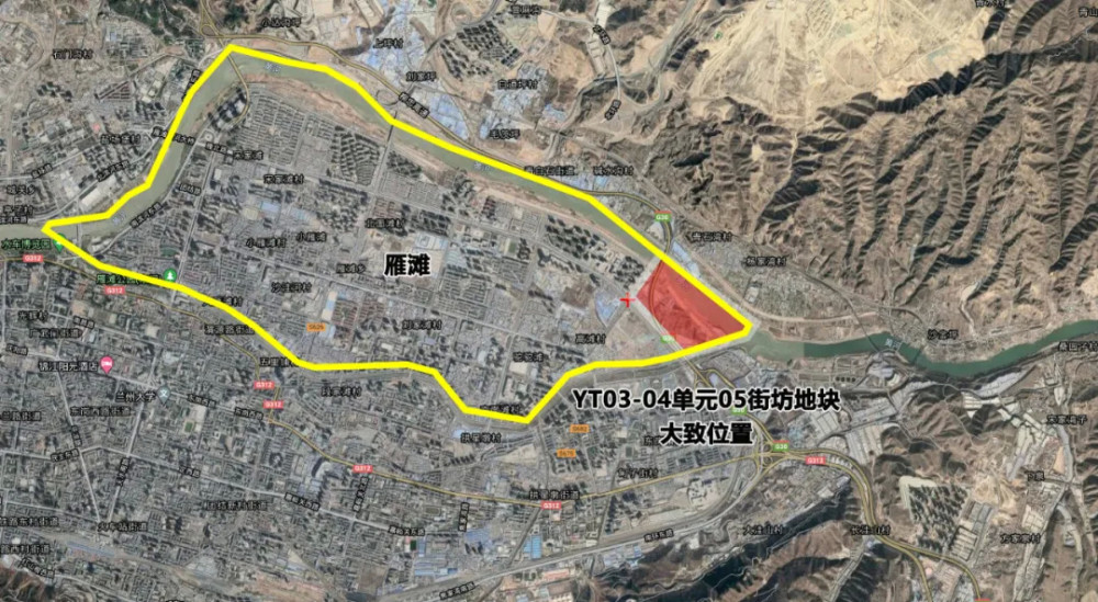 兰州雁滩聚金雅园东侧1056亩土地调规 新增居住及中小学用地