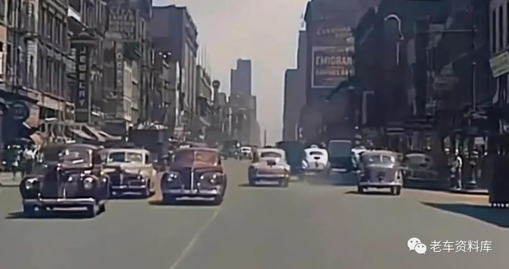 繁华!1940年的纽约曼哈顿旧影像