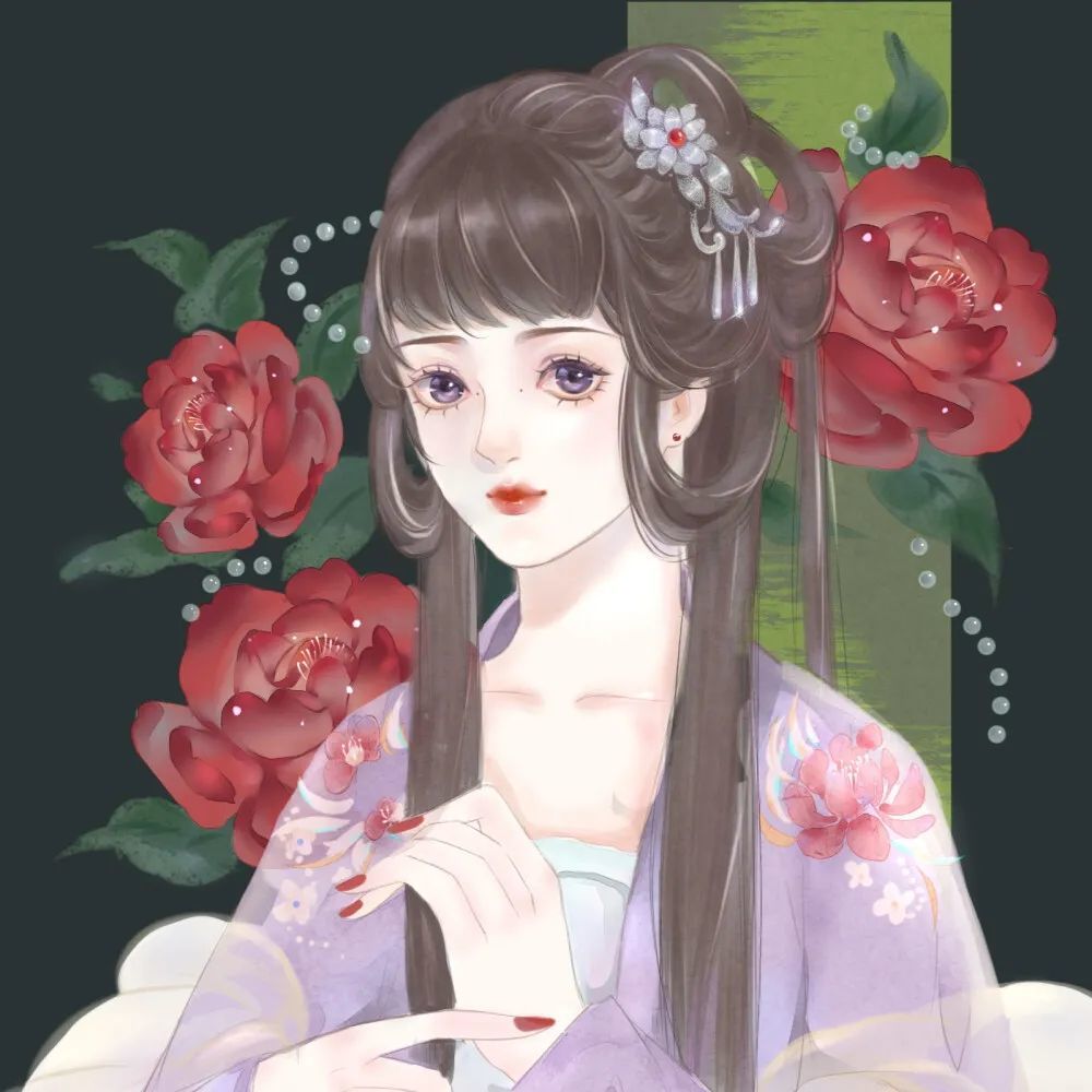 仙气古风动漫女生头像 | 近城远山 都是人间