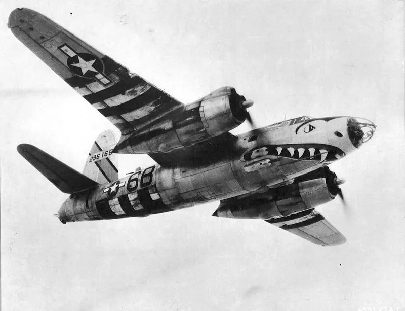 二战b-25"米切尔"中型轰炸机:横扫轴心国的"盟军鲲鹏"