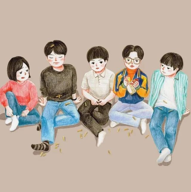 微信朋友圈背景图请回答1988手绘插画可爱卡通微信朋友圈背景图3