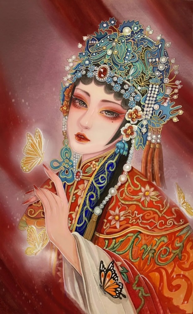 古风美人图片戏曲 万图壁纸网