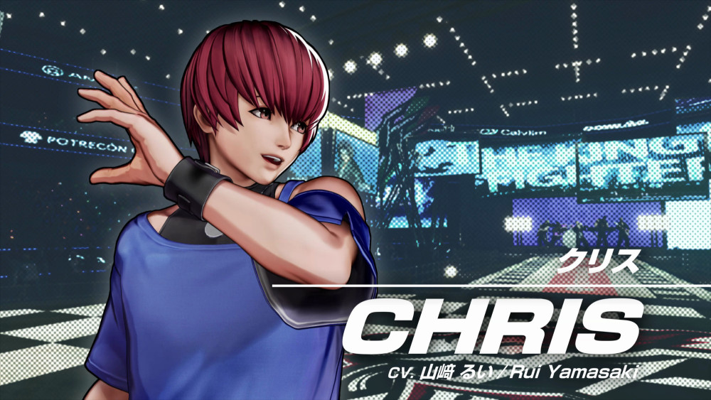 chris(克里斯)初登场于kof97中,存在另外一种觉醒形态,该形态被命名为