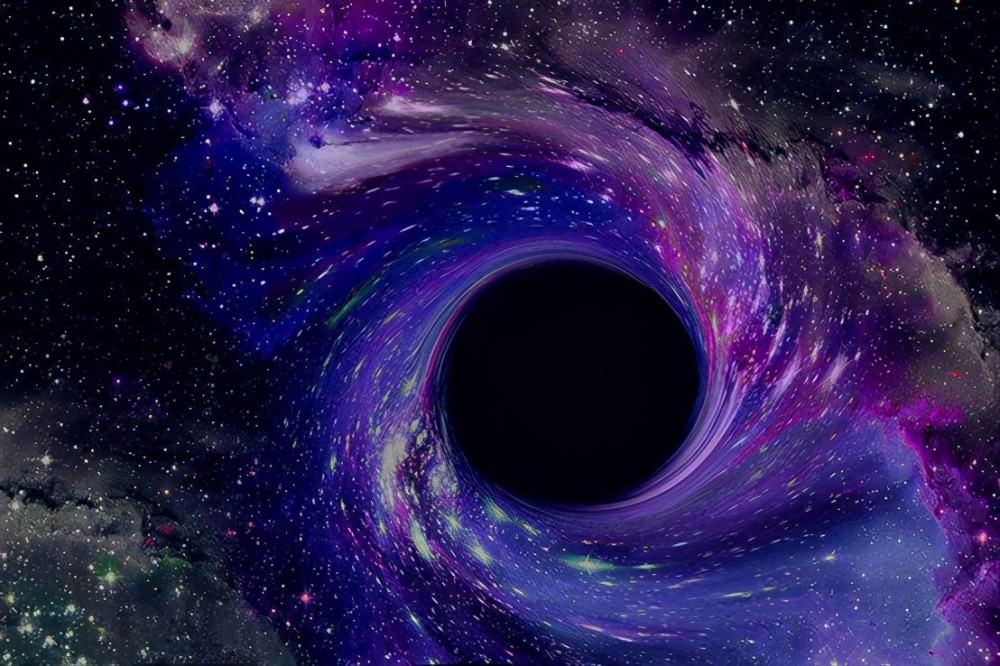 宇宙黑洞形成图