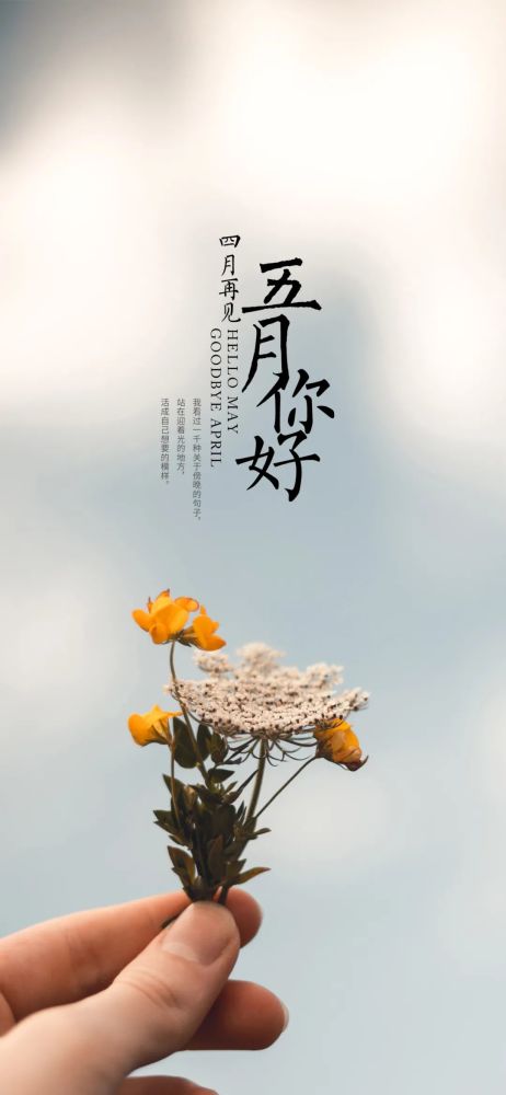 『壁纸』四月再见 五月你好