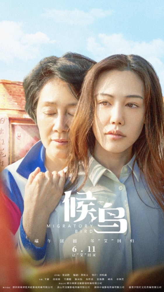 电影《候鸟》改档6.11 王姬高丽雯邀你团圆端午让"艾"
