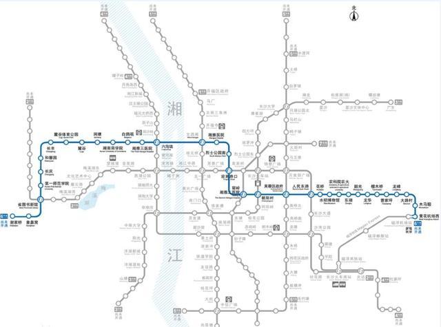 长沙在建一条地铁线长约4811公里方便市民直达黄花国际机场