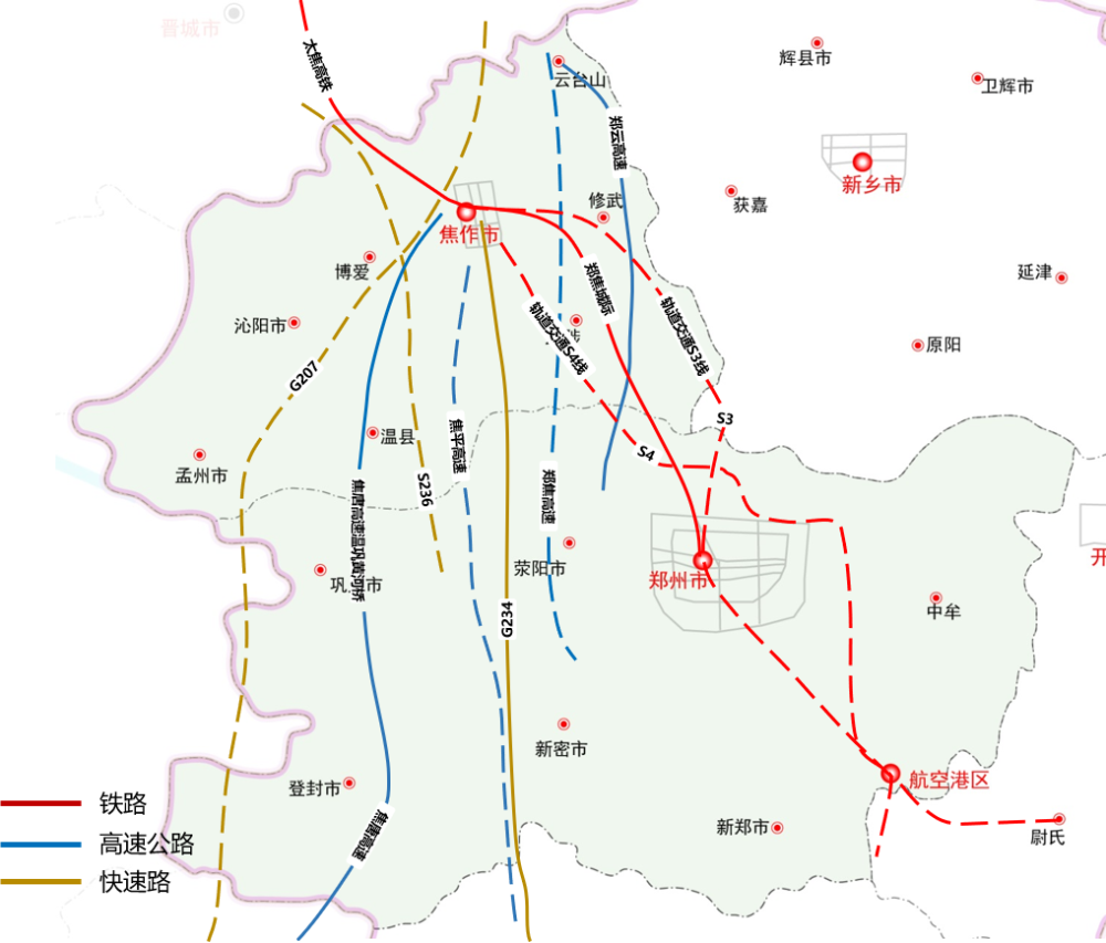 郑州都市圈交通一体化发展规划之复合型交通走廊|龙志刚专栏