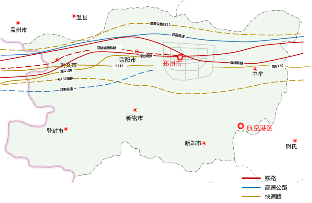 郑州都市圈交通一体化发展规划之复合型交通走廊龙志刚专栏