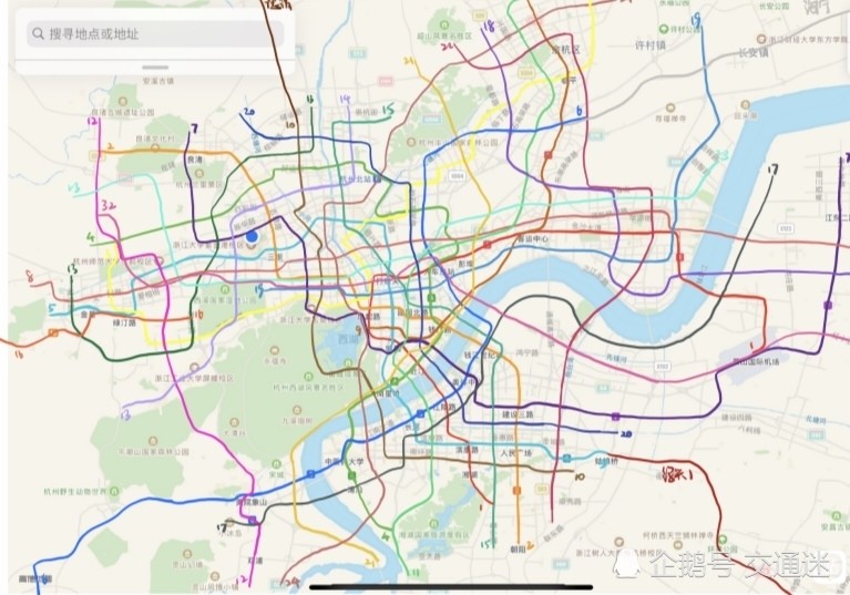 杭州地铁如此规划就比较完美了
