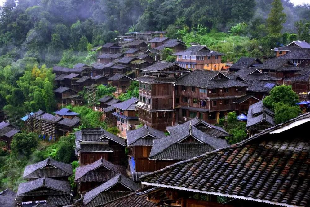 梵净山,龙潭河 神秘古村落 贵州大山中有许多世外桃源般的民族村寨
