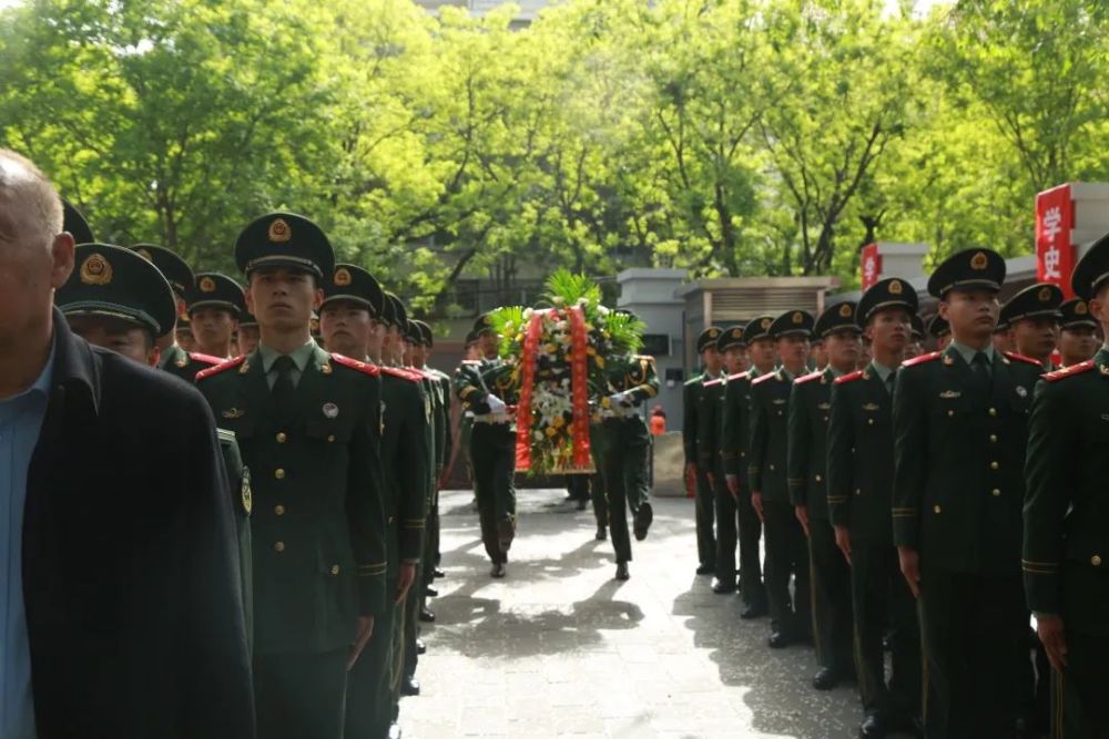 武警北京总队执勤第九支队隆重举行李登贵烈士牺牲45周年纪念活动