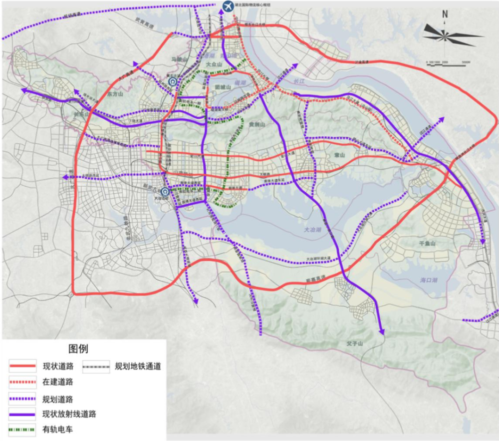 构建全国领先的多式联运现代交通体系,着力把黄石打造成贯通南北,连接