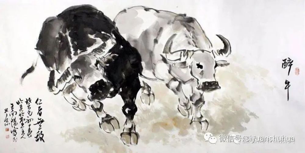 牛年画画牛,画牛的名家真不少