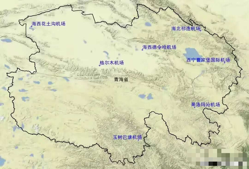 青海7个机场地域分布:曹家堡机场吞吐量最多,海西州三